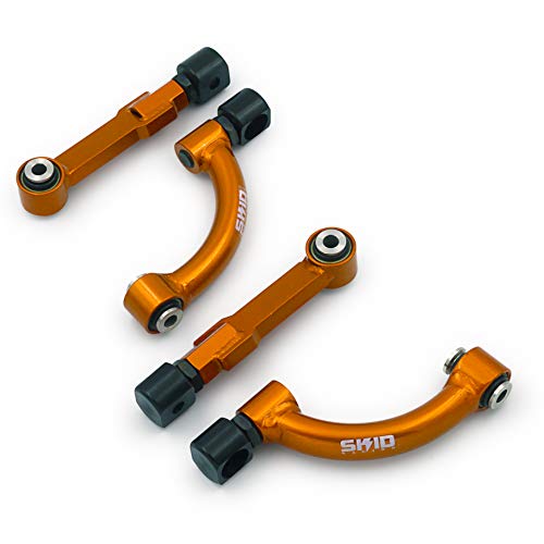 スキッドレーシングアッパーアームer34 楽天市場】車検OK R33 R34 調整式 ピロ アッパーアーム フロント